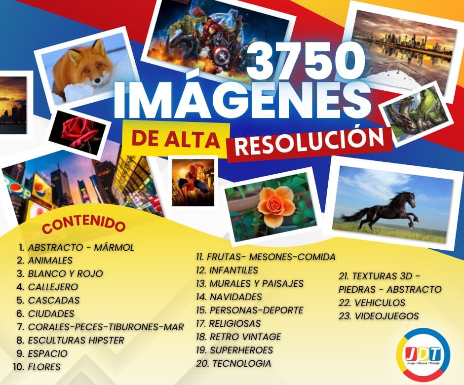 3750 IMÁGENES DE ALTA RESOLUCIÓN